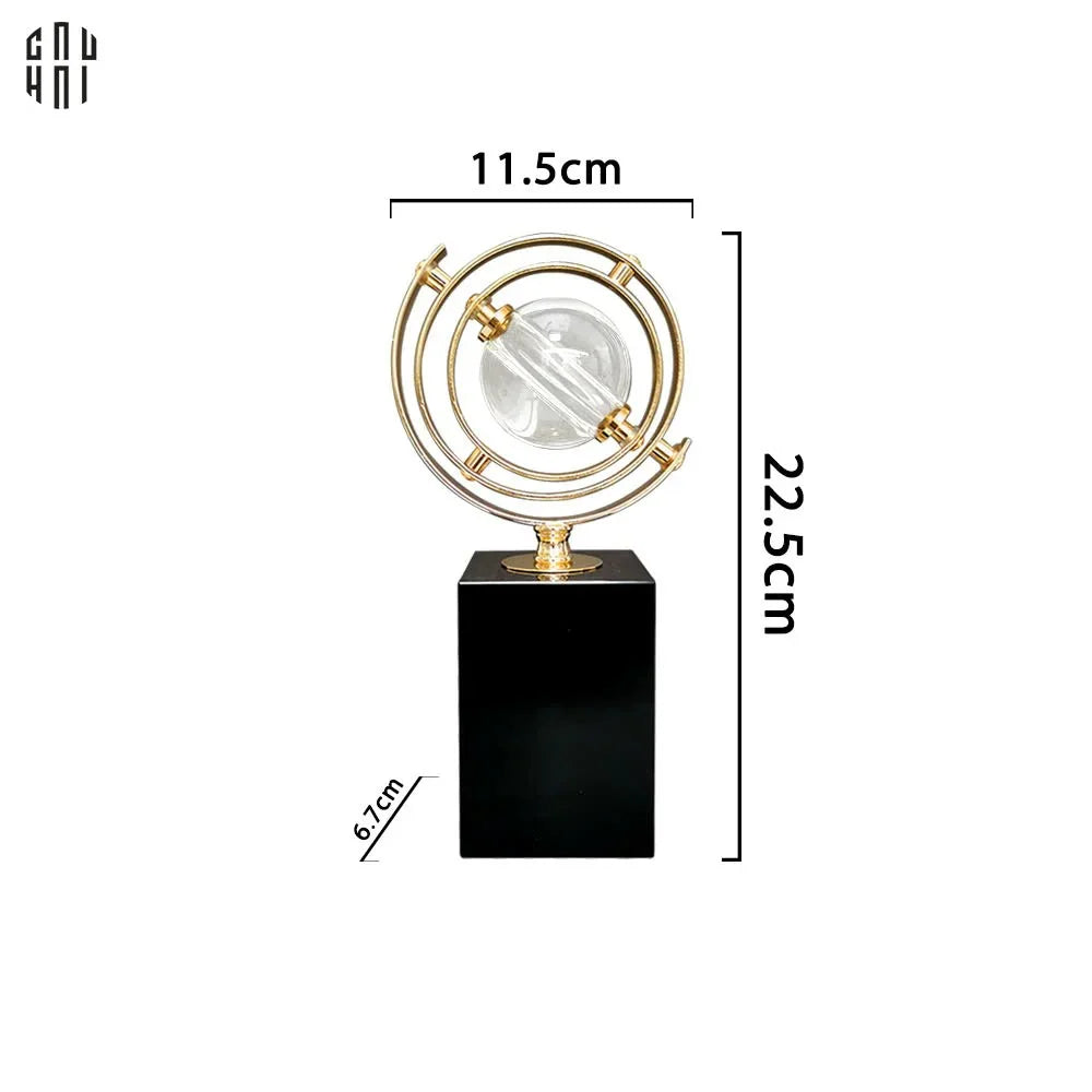 Tượng Địa Cầu Mini Denzo - Tượng Trang Trí Denzo Fw25-TƯỢNG TRANG TRÍ-CẬU HAI HOME DECOR