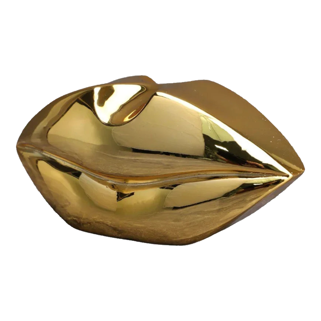 Tượng Đôi Môi Vàng - Gilded Grace Lips