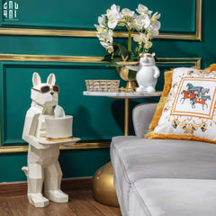 Tượng Đựng Giấy White Bull-HỘP KHĂN GIẤY-CẬU HAI HOME DECOR