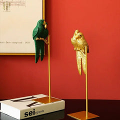 Tượng Eden'S Parrot - Emerald-TƯỢNG TRANG TRÍ-CẬU HAI HOME DECOR