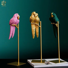 Tượng Eden'S Parrot - Emerald-TƯỢNG TRANG TRÍ-CẬU HAI HOME DECOR
