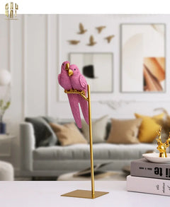 Tượng Eden'S Parrot - Pink-TƯỢNG TRANG TRÍ-CẬU HAI HOME DECOR