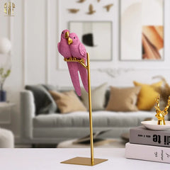 Tượng Eden'S Parrot - Pink-TƯỢNG TRANG TRÍ-CẬU HAI HOME DECOR