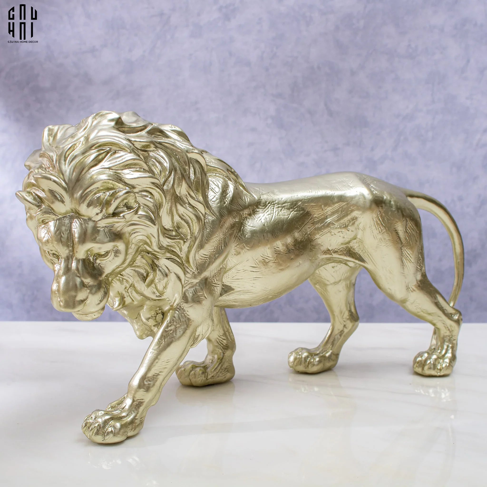 Tượng euLion King Ss25-TƯỢNG TRANG TRÍ-CẬU HAI HOME DECOR