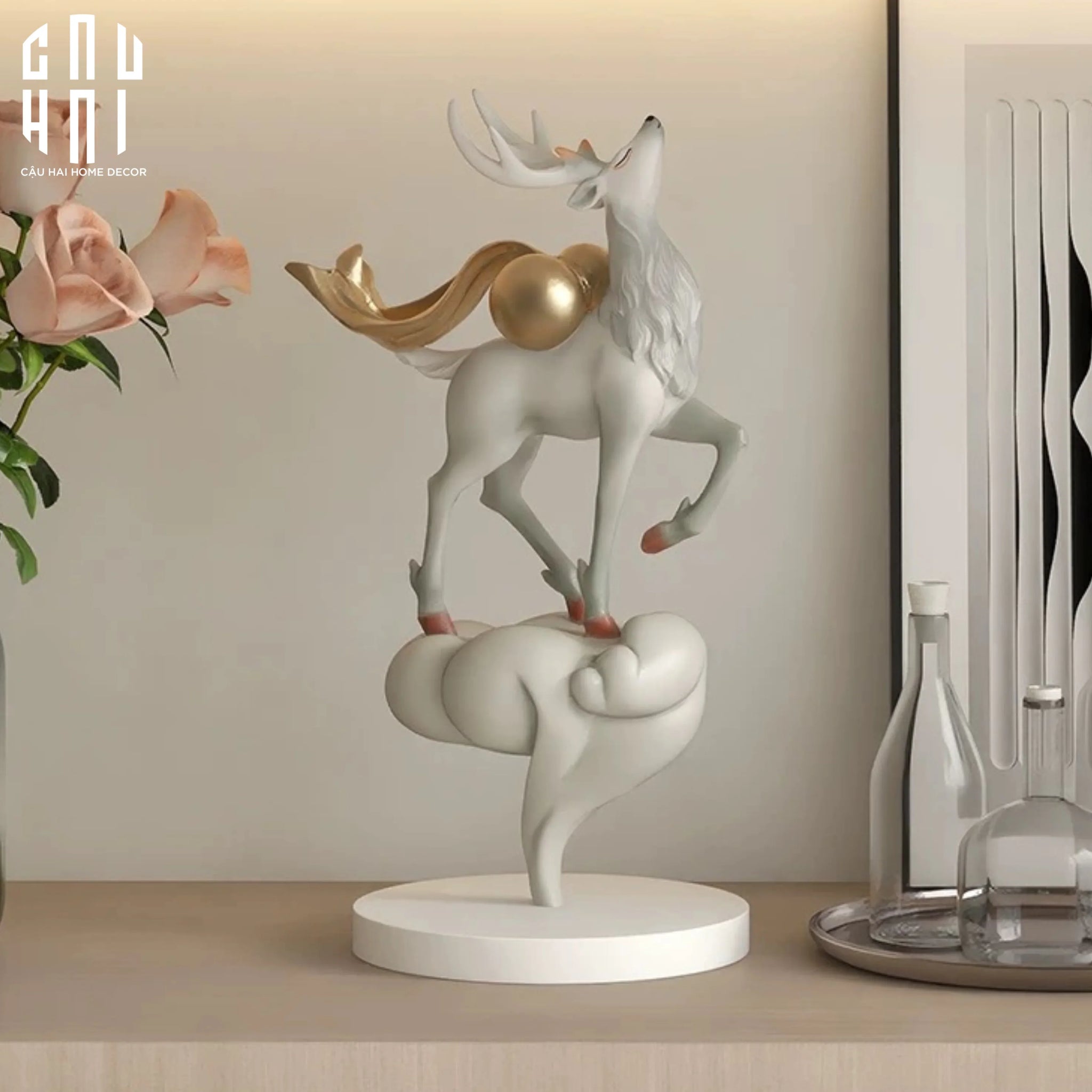 Tượng Fairy Elf Forth-TƯỢNG TRANG TRÍ-CẬU HAI HOME DECOR