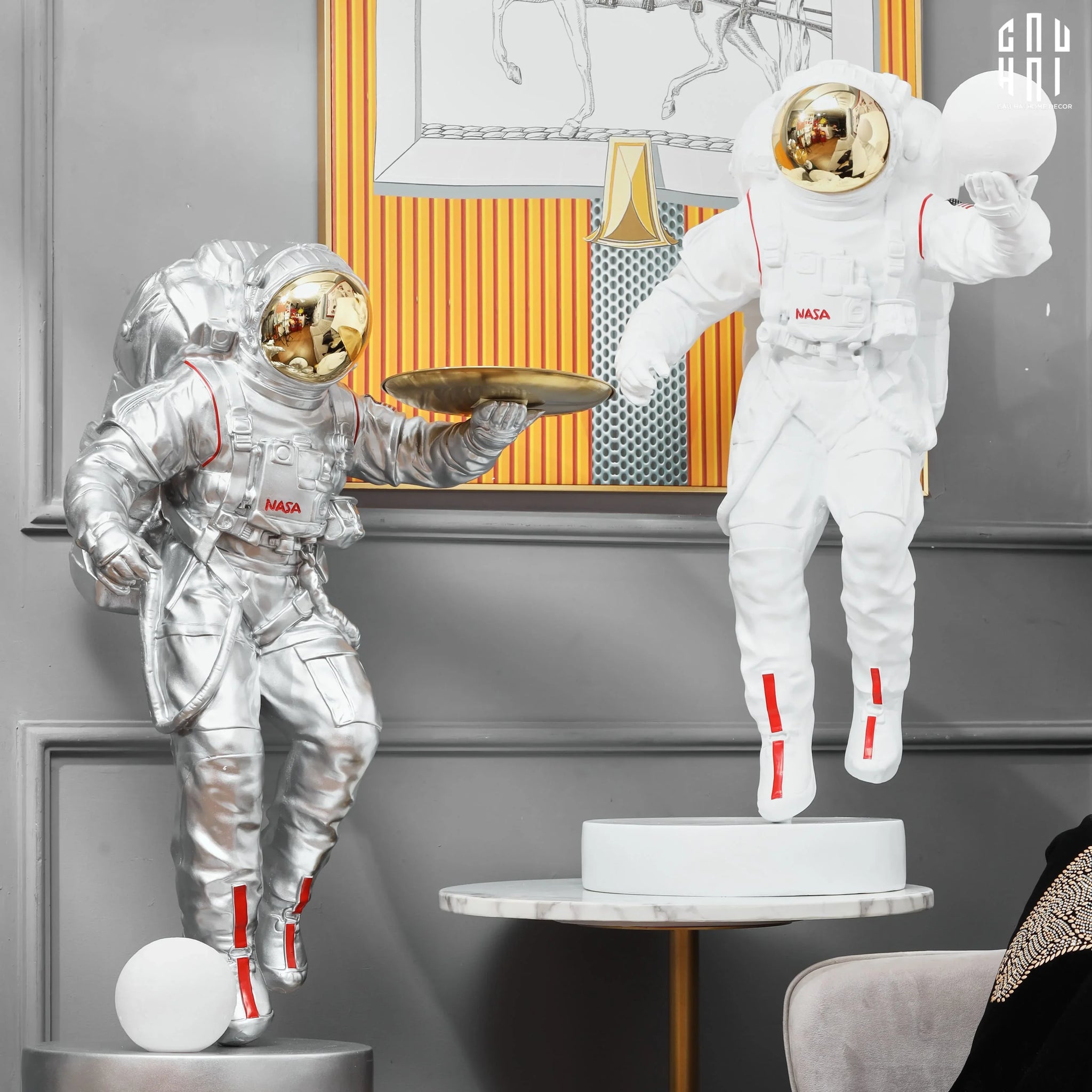 Tượng Figurine Xtreme Astronaut – White Ss25-TƯỢNG TRANG TRÍ-CẬU HAI HOME DECOR
