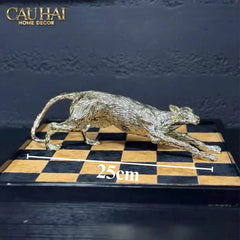 Tượng Gilded Predator-TƯỢNG TRANG TRÍ-CẬU HAI HOME DECOR
