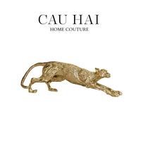 Tượng Gilded Predator-TƯỢNG TRANG TRÍ-CẬU HAI HOME DECOR