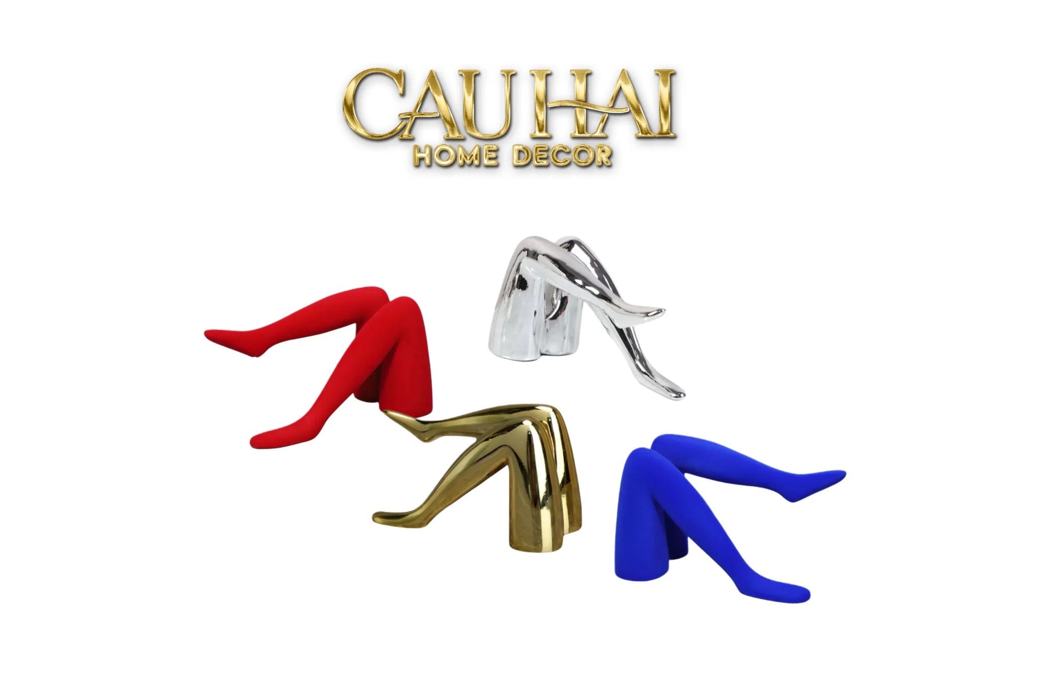 Tượng Gilded Runway Modeling Catwalk Fw25-TƯỢNG TRANG TRÍ-CẬU HAI HOME DECOR