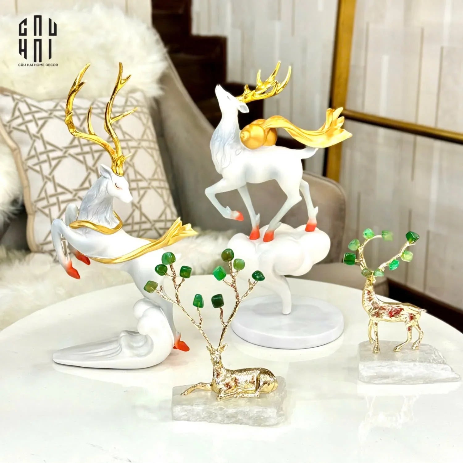 Tượng Goddess Elf Back-TƯỢNG TRANG TRÍ-CẬU HAI HOME DECOR