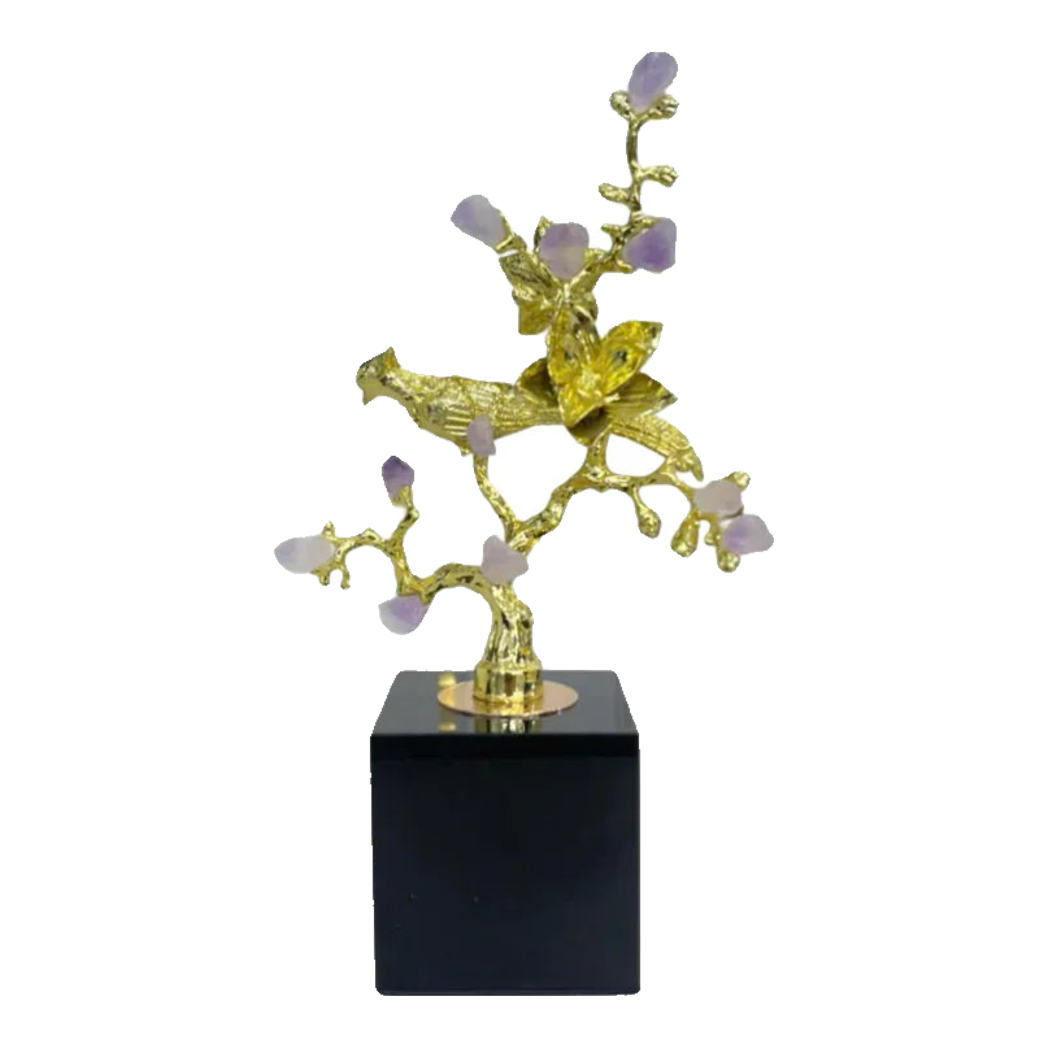 Maison Couture - Tượng Golden Phoenix Amethyst Ss25