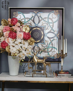 Tượng Hươu Golden Goddess Elk-CẬU HAI HOME DECOR