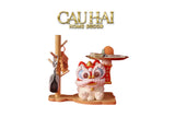Tượng Kim Lân Phúc Mãn Đường Guardian Lion Key Figurines Hanging Tree 27x29-TƯỢNG TRANG TRÍ-CẬU HAI HOME DECOR