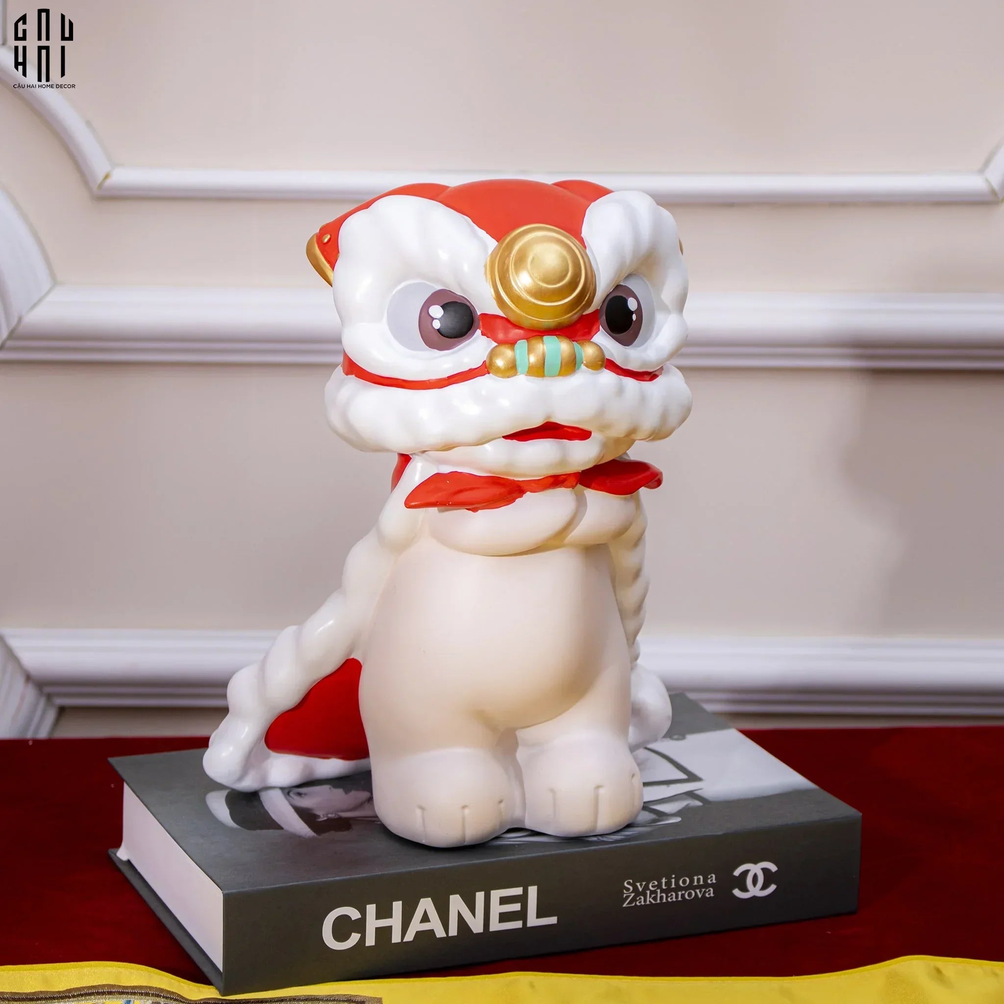 Tượng Kỳ Lân Gia Phúc 15x20x25-CẬU HAI HOME DECOR