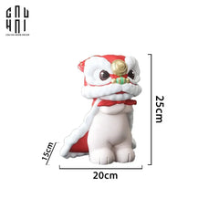 Tượng Kỳ Lân Gia Phúc 15x20x25-CẬU HAI HOME DECOR