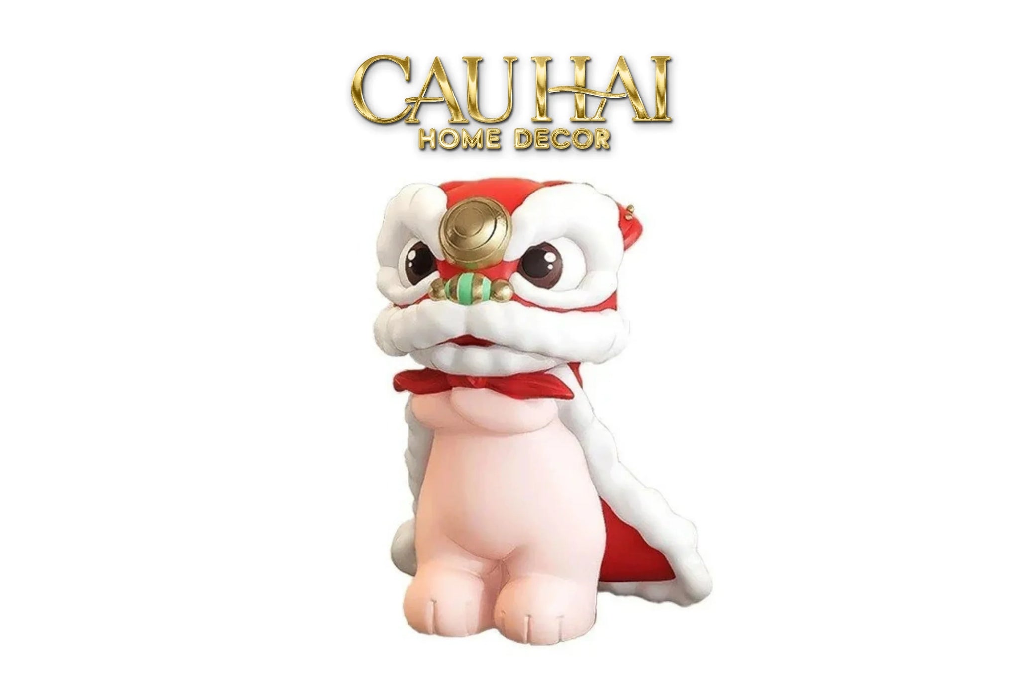 Tượng Kỳ Lân Gia Phúc 15x20x25-CẬU HAI HOME DECOR