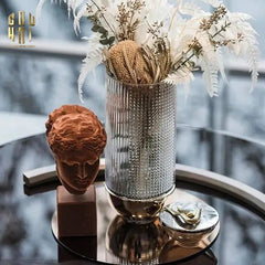 Tượng La Mã Bọc Nhung Ancient Roman Plato Quote Bust - Brick Orange Velvet 9x22-TƯỢNG TRANG TRÍ-CẬU HAI HOME DECOR