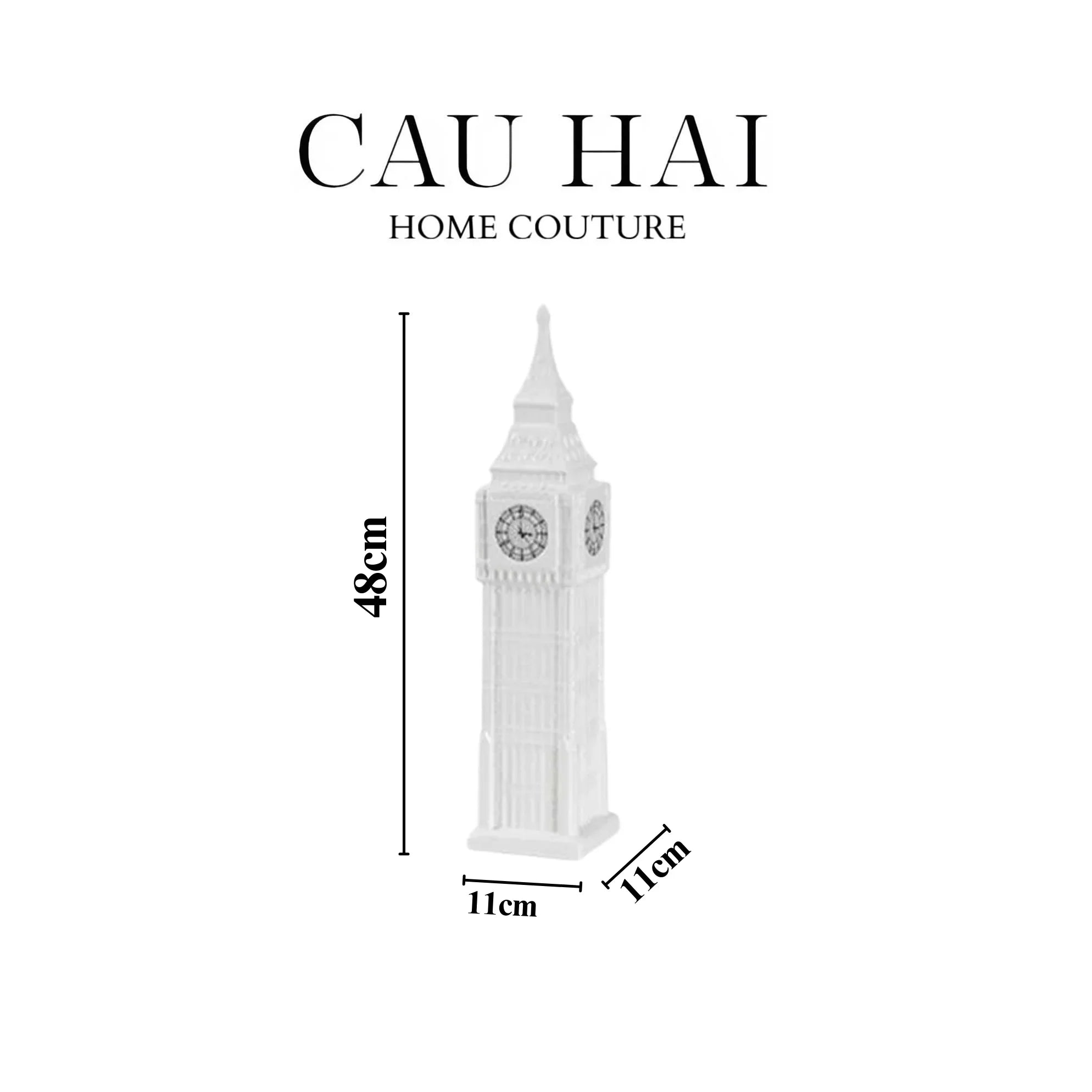 Tượng London Big Ben Clock Tower H30/48-TƯỢNG TRANG TRÍ-CẬU HAI HOME DECOR