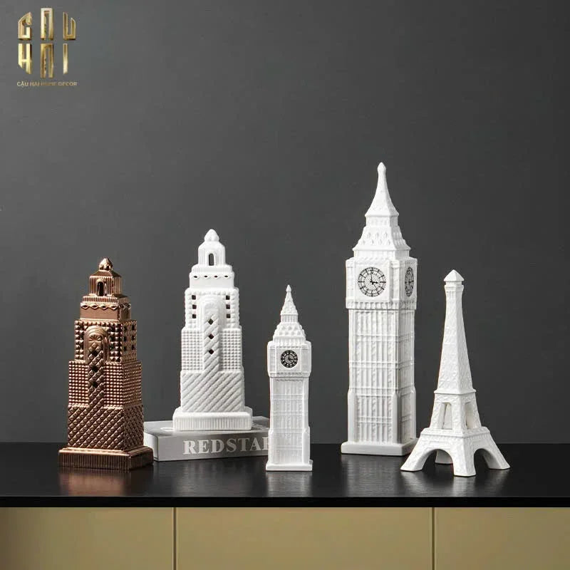 Tượng London Big Ben Clock Tower H30/48-CẬU HAI HOME DECOR