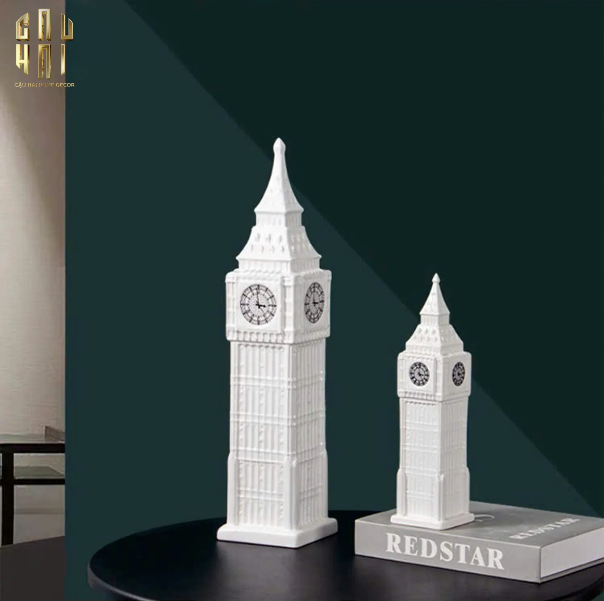 Tượng London Big Ben Clock Tower H30/48-CẬU HAI HOME DECOR