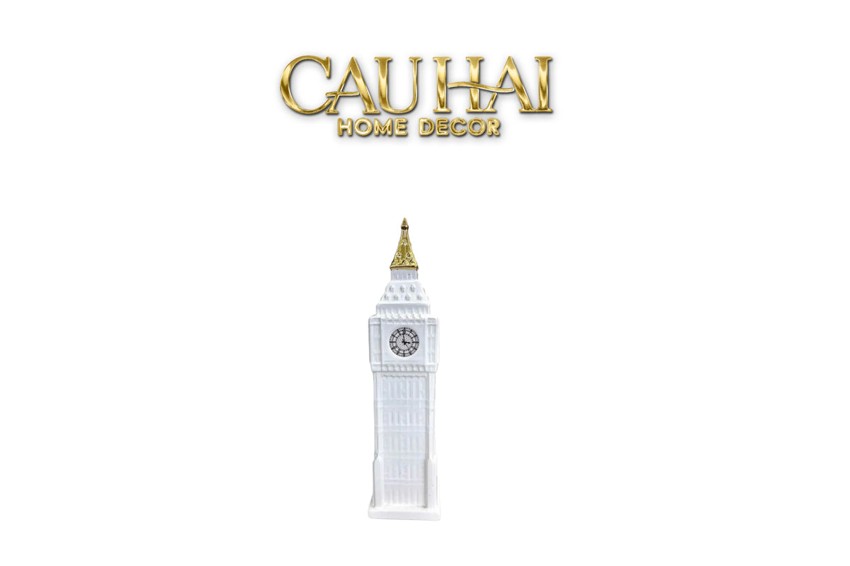 Tượng London Big Ben Clock Tower H30/48-TƯỢNG TRANG TRÍ-Đối tác tại Trung Quốc theo từng đơn đặt hàng-H30-CẬU HAI HOME DECOR