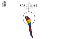 Tượng Maison Jungle Parrot - Ara On Circle-TƯỢNG TRANG TRÍ-CẬU HAI HOME DECOR