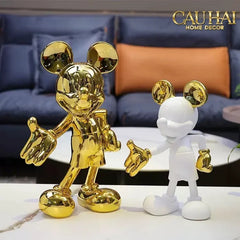 Tượng Mickey Handshake Union D’Or H29-TƯỢNG TRANG TRÍ-CẬU HAI HOME DECOR