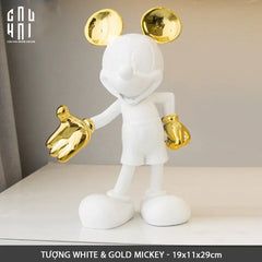Tượng Mickey Handshake Union D’Or H29-TƯỢNG TRANG TRÍ-CẬU HAI HOME DECOR