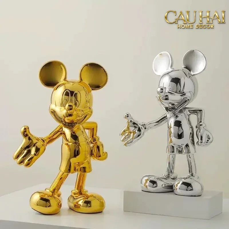 Tượng Mickey Handshake Union D’Or H29-TƯỢNG TRANG TRÍ-CẬU HAI HOME DECOR