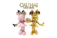 Tượng Mickey - Minnie Pinkyboo Ballet H29-TƯỢNG TRANG TRÍ-CẬU HAI HOME DECOR