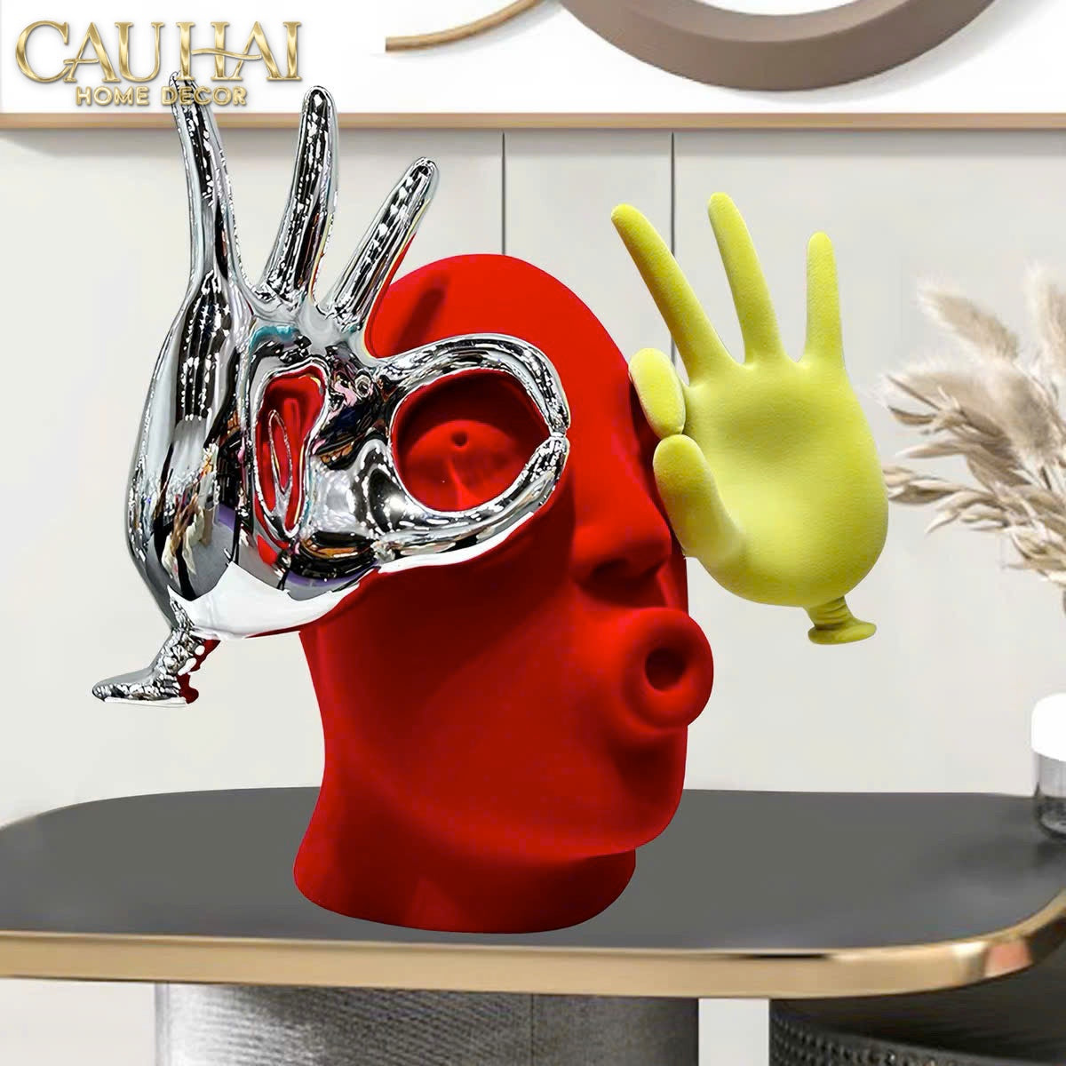 Tượng Nghệ Thuật Surrealism Persona Celeste-TƯỢNG TRANG TRÍ-CẬU HAI HOME DECOR-CẬU HAI HOME DECOR