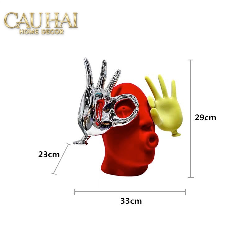 Tượng Nghệ Thuật Surrealism Persona Celeste-TƯỢNG TRANG TRÍ-CẬU HAI HOME DECOR-CẬU HAI HOME DECOR