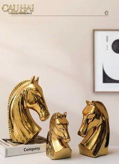 Tượng Gilded Luminous Knight H21 Fw25-TƯỢNG TRANG TRÍ-CẬU HAI HOME DECOR