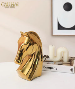 Tượng Gilded Luminous Knight H21 Fw25-TƯỢNG TRANG TRÍ-CẬU HAI HOME DECOR
