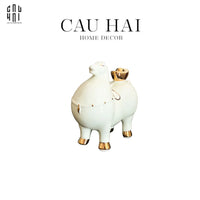 Tượng Ngựa Gốm Tráng Men Kim Mã Phú Quý-TƯỢNG TRANG TRÍ-CẬU HAI HOME DECOR