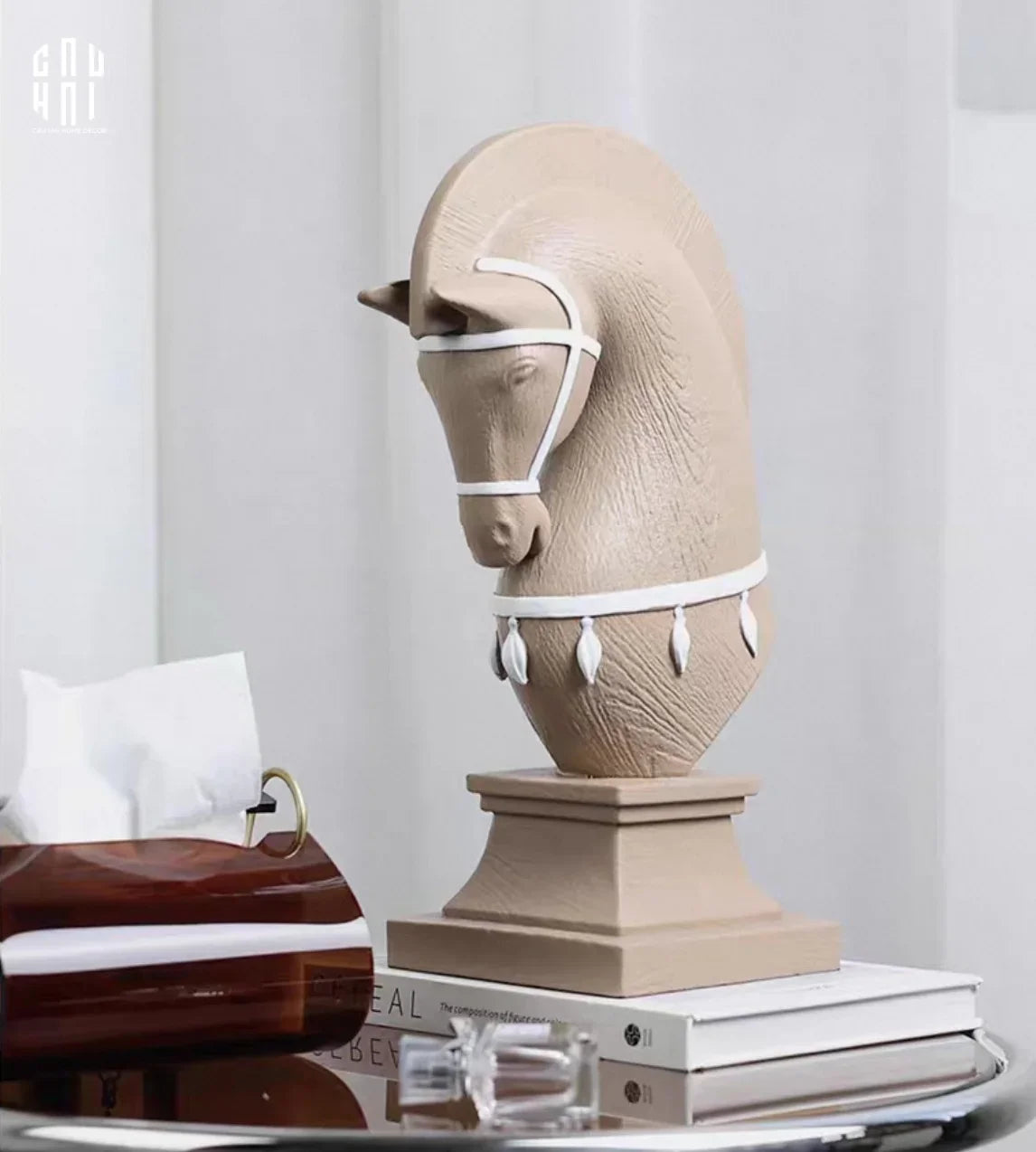Tượng Ngựa Regal Trojan Horsé-TƯỢNG TRANG TRÍ-CẬU HAI HOME DECOR