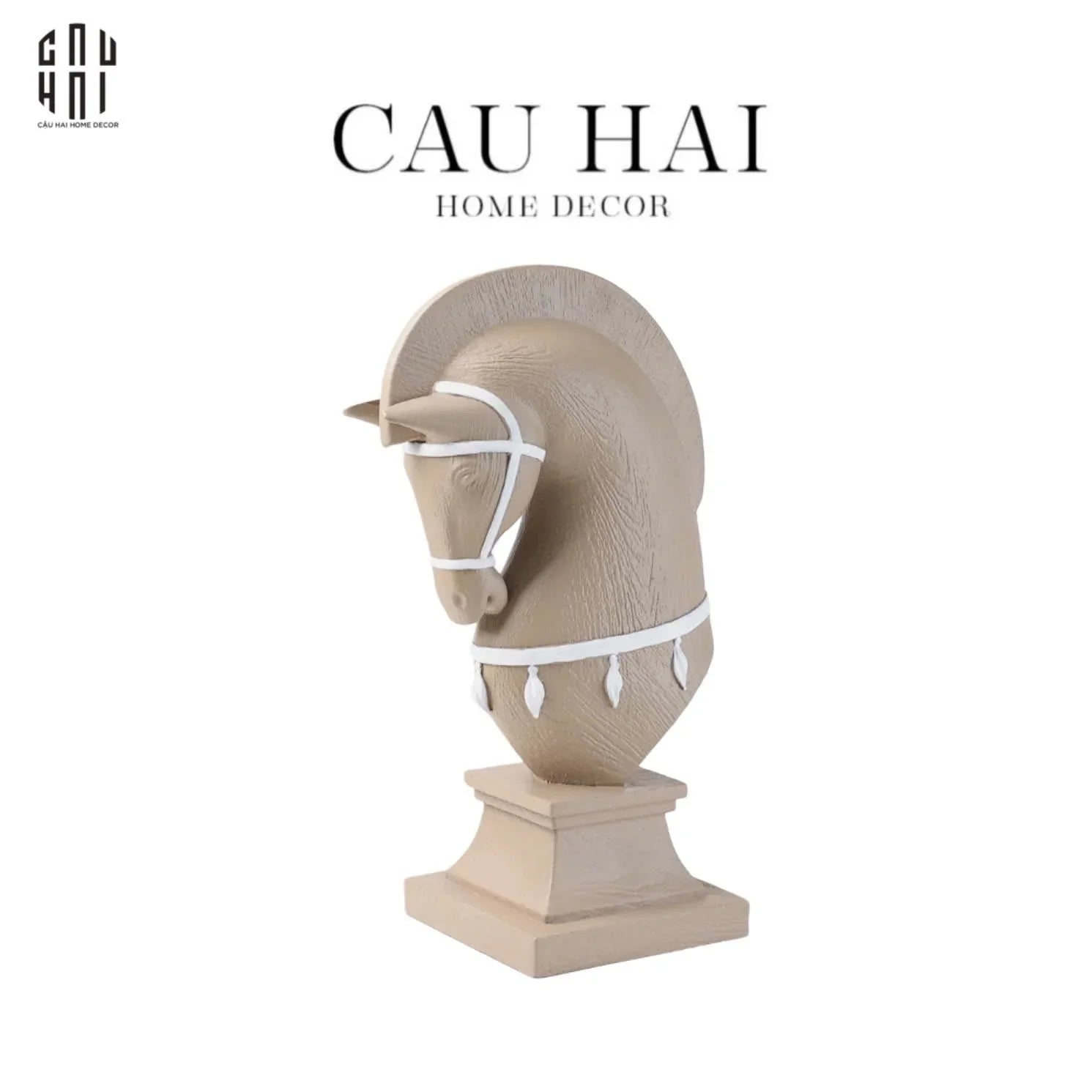 Tượng Ngựa Regal Trojan Horsé-TƯỢNG TRANG TRÍ-CẬU HAI HOME DECOR