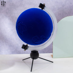 Tượng Nhung Velvet Blue Planet Ss25-TƯỢNG TRANG TRÍ-CẬU HAI HOME DECOR