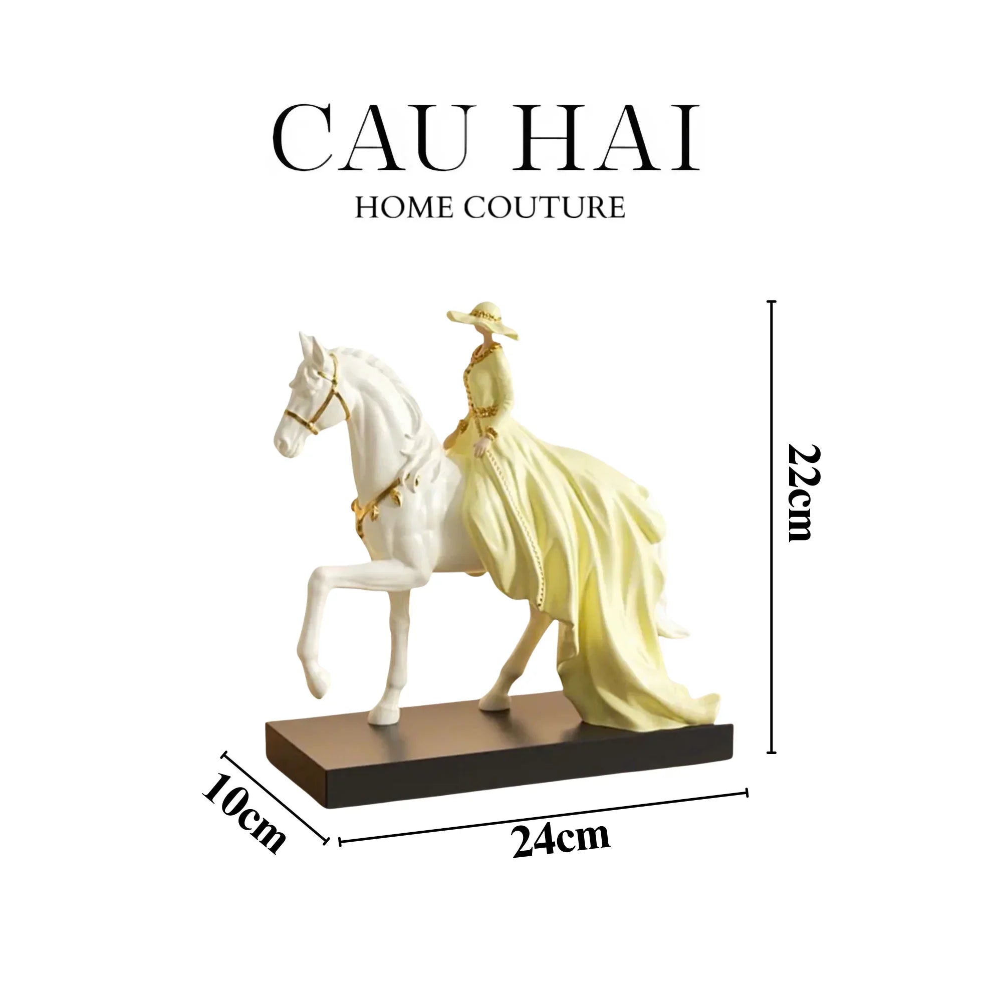 Tượng Princess Montclair - Duchess Of Montclair-TƯỢNG TRANG TRÍ-CẬU HAI HOME DECOR