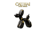 Tượng Puppy Balloon Pupp-X Mécanique Blanc / Noir-TƯỢNG TRANG TRÍ-CẬU HAI HOME DECOR