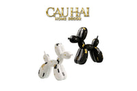 Tượng Puppy Balloon Pupp-X Mécanique Blanc / Noir-TƯỢNG TRANG TRÍ-CẬU HAI HOME DECOR