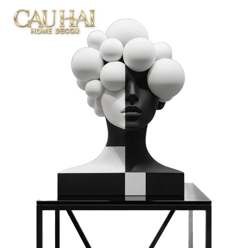 Tượng Quý Cô Dualité Sphère Miroir-CẬU HAI HOME DECOR-CẬU HAI HOME DECOR