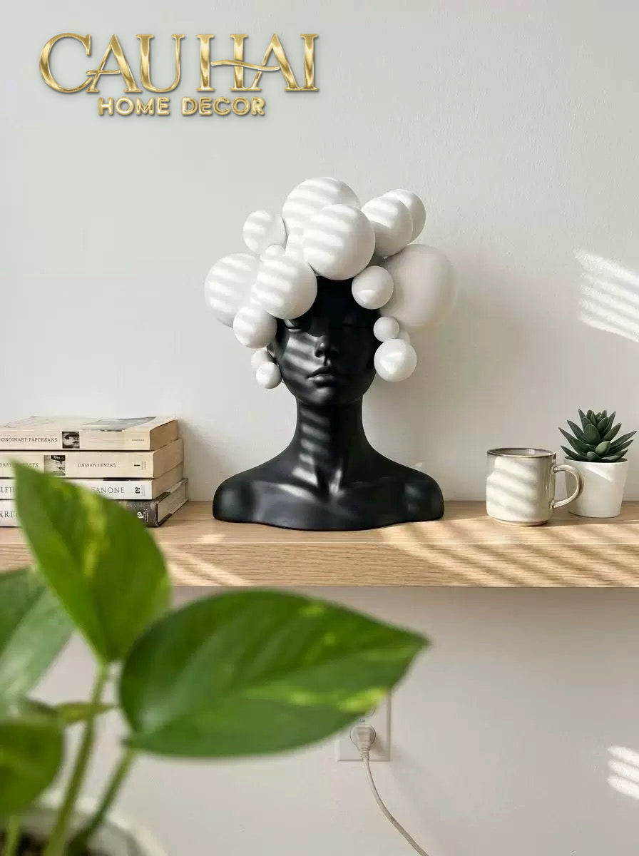 Tượng Quý Cô Dualité Sphère Ombre-TƯỢNG TRANG TRÍ-CẬU HAI HOME DECOR-CẬU HAI HOME DECOR