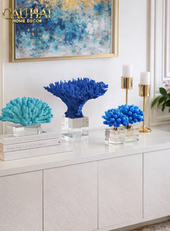 Tượng San Hô Corail Art de Mer Turquoise Sculptural-TƯỢNG TRANG TRÍ-CẬU HAI HOME DECOR