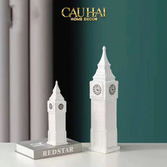 Tượng Tháp Eiffel Opal White Tower H32-TƯỢNG TRANG TRÍ-CẬU HAI HOME DECOR