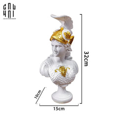 Tượng Thena Dát Vàng 24K H32-TƯỢNG TRANG TRÍ-CẬU HAI HOME DECOR