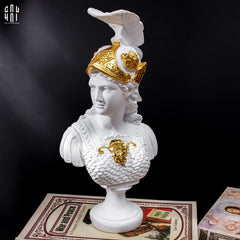 Tượng Thena Dát Vàng 24K H32-TƯỢNG TRANG TRÍ-CẬU HAI HOME DECOR