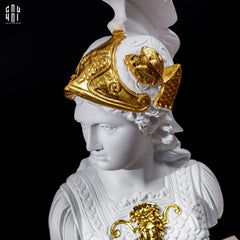 Tượng Thena Dát Vàng 24K H32-TƯỢNG TRANG TRÍ-CẬU HAI HOME DECOR