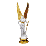 Maison Couture - Tượng Thiên Thần Dát Vàng Gilded Drapery Archangel Sculptures 31x23x86cm-TƯỢNG TRANG TRÍ-CẬU HAI HOME DECOR-CẬU HAI HOME DECOR