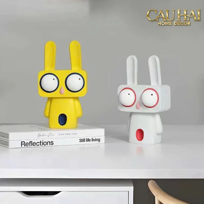 Tượng Thỏ Art Toon Woo Lapin H33-TƯỢNG TRANG TRÍ-CẬU HAI HOME DECOR